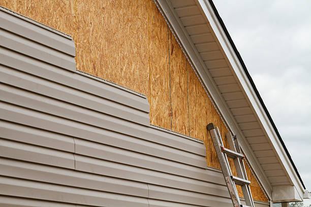 Professional Siding Inspection technician working in Bayport, NY